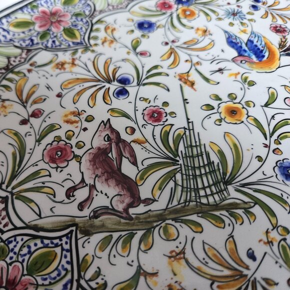 Hand Painted Portugese Hanging Tray - Picture 3 of 10
